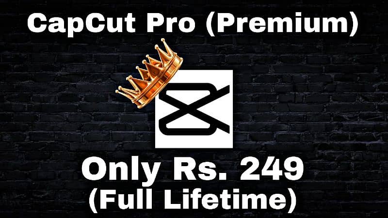 CapCut PRO Premium Access for Rs 149 Only 2