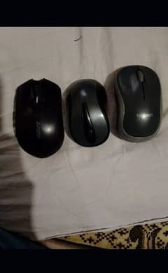 Logitech wireless Mouse- 3 pieces available