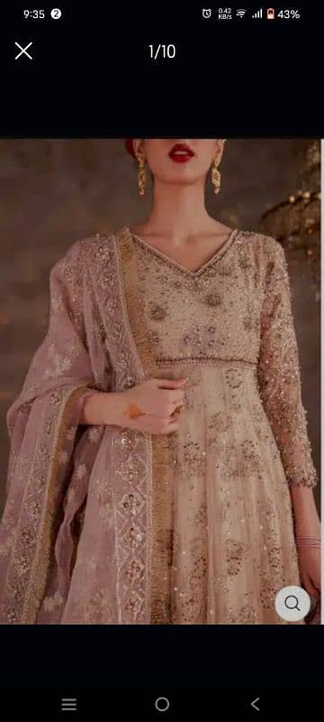 Bridal Lehnga | Walima Dress | Valima Maxi | Nikkah Frock 8