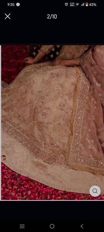 Bridal Lehnga | Walima Dress | Valima Maxi | Nikkah Frock 9