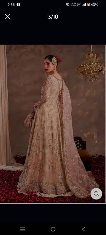 Bridal Lehnga | Walima Dress | Valima Maxi | Nikkah Frock 10