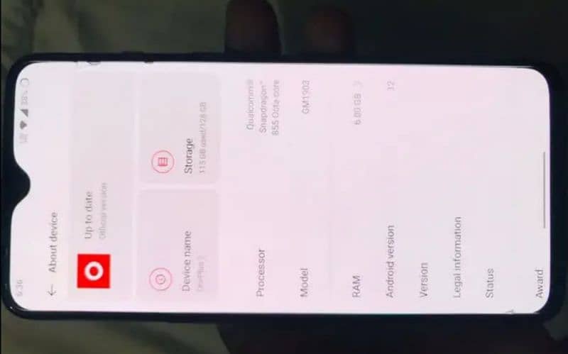 oneplus 7 8GB 256 GB PTA 2