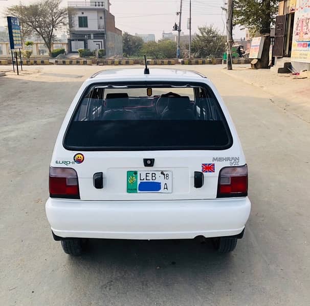 Mehran VX 2018 AC+Heater Working Total Genuine Family Used Vehicle 3