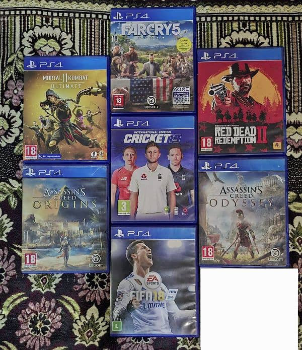 PS4 slim with 7 games 3