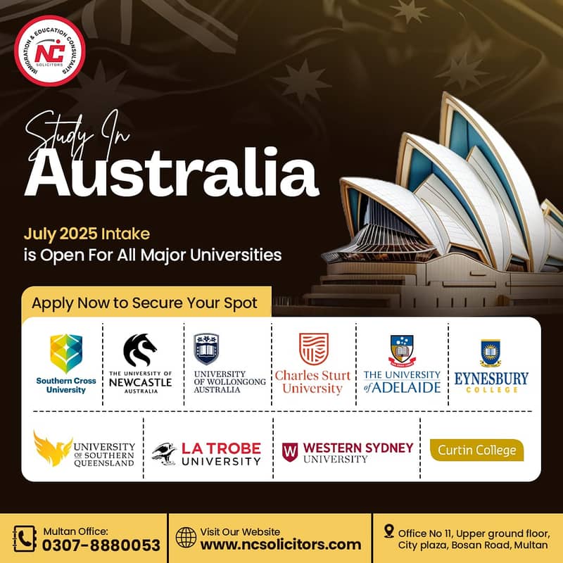 Study in Australia – Secure Your Spot for the 2025 Intake!" 0