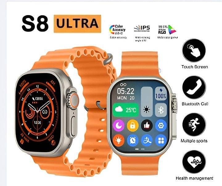 S8 Ultra Max Smart Watch (Black) 0