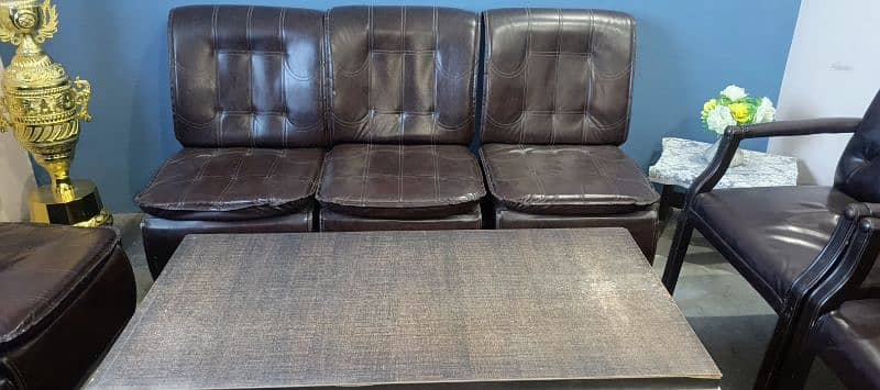 leather sofa set 3