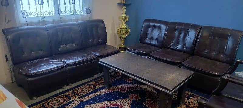 leather sofa set 4