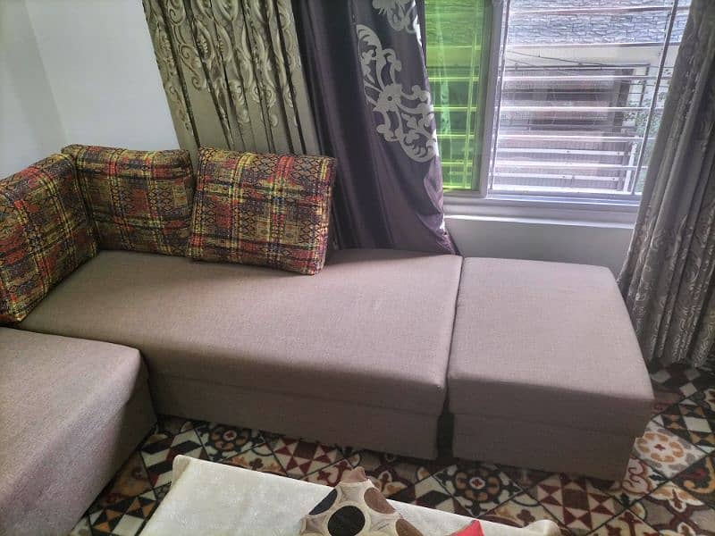 L Shap 07 Seater Sofa 0