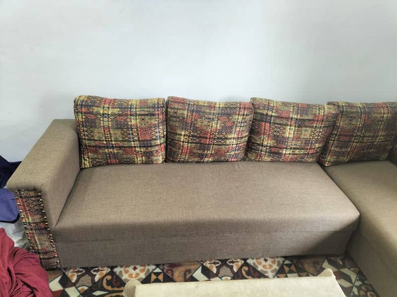 L Shap 07 Seater Sofa 3