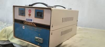 GENERAL 6000W AUTOMATIC VOLTAGE STABILIZER