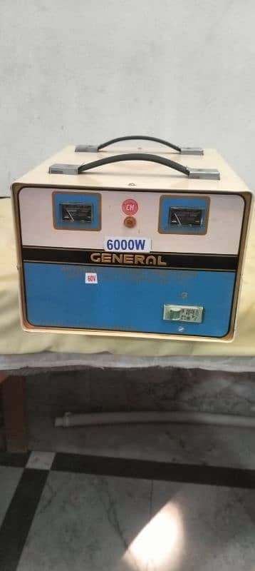 GENERAL 6000W AUTOMATIC VOLTAGE STABILIZER 1