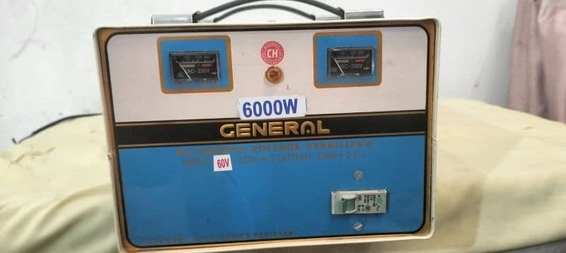 GENERAL 6000W AUTOMATIC VOLTAGE STABILIZER 2