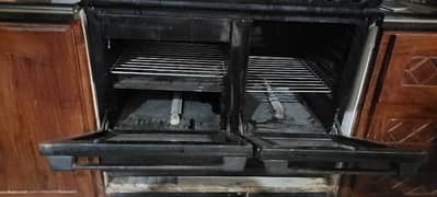 Gas Stove Oven - Black