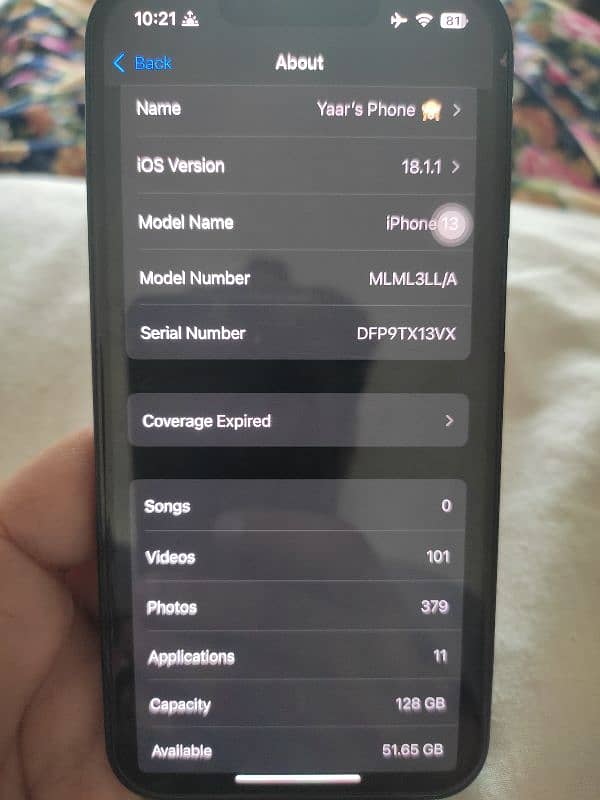 Iphone 13 Jv 128 GB 6