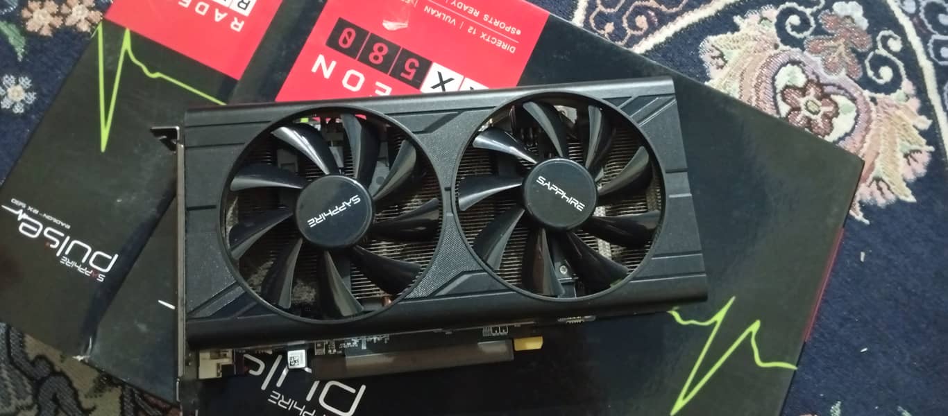 RX 580 8gb DDR5 GPU with BOX. Can run GTA V,wwe,pubg at high settings 3