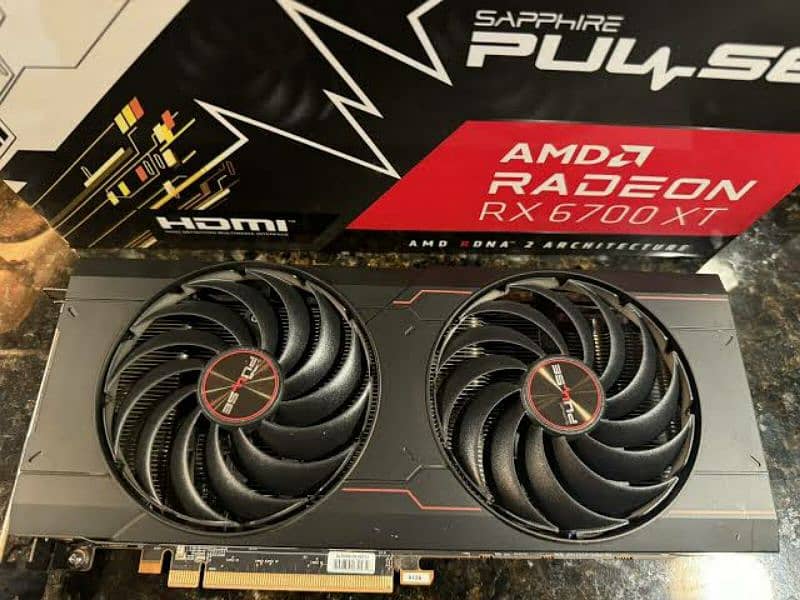 AMD Rx 6700 xt Sapphire Pulse 12GB DDR6 1