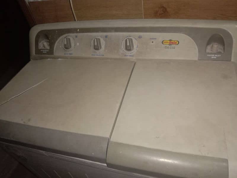 super Asia big size tub washer dryer totally genuine 0