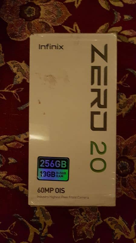 Infinix Zero 20 | Genuine 10/10 | like new with box 0