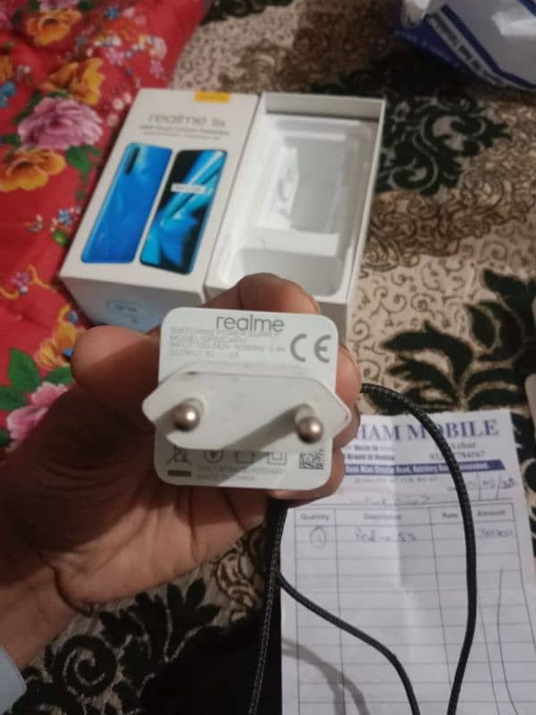 realme5s 4G RAM 128gb with complete box original charger 03415288397 6