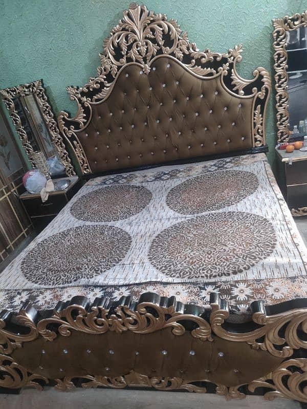 Pure WOODEN BED SET 0