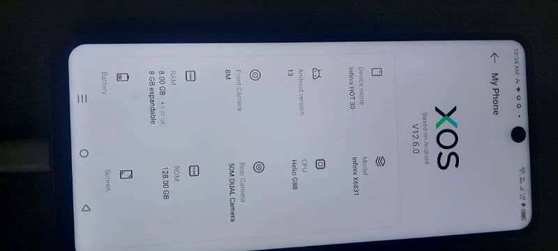 Infinix Hot 30 8+8Ram 128gb Storage pta approved Only mobile 3