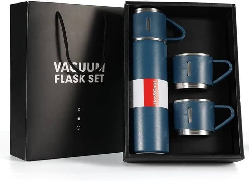 3in1 Vacuum Falsk Stainless Bottle Set 500ml 1