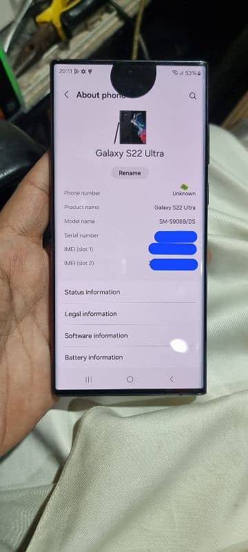 Samsung S22ultra non pta doted 2