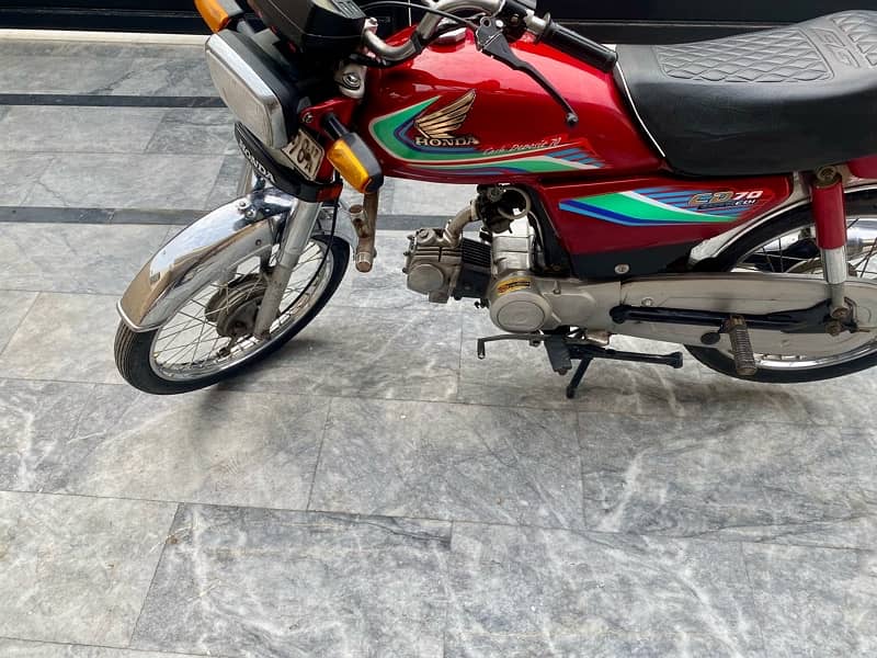 honda cd 70 condition 10by 10 5