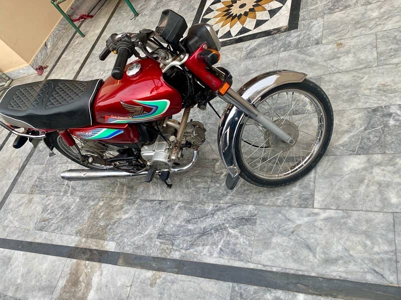 honda cd 70 condition 10by 10 6