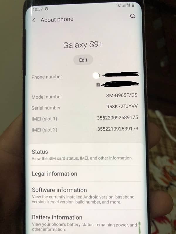 PTA APPROVED samsung S9+ for sale 1