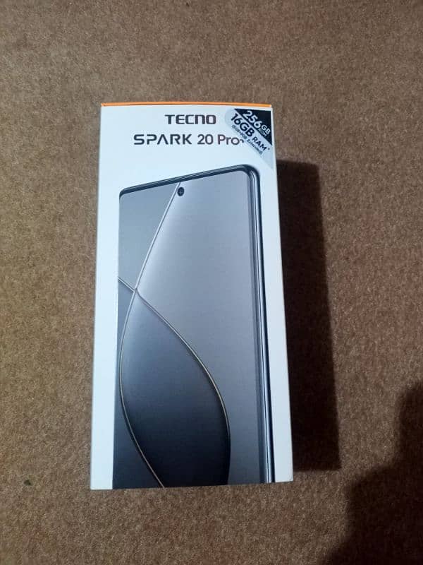 Techno spark 20 pro plus with edge display(16gb RAM and 256GB ROM) 6