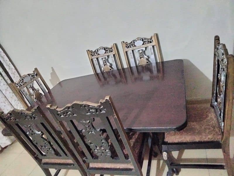 dinning table 6 chair 1