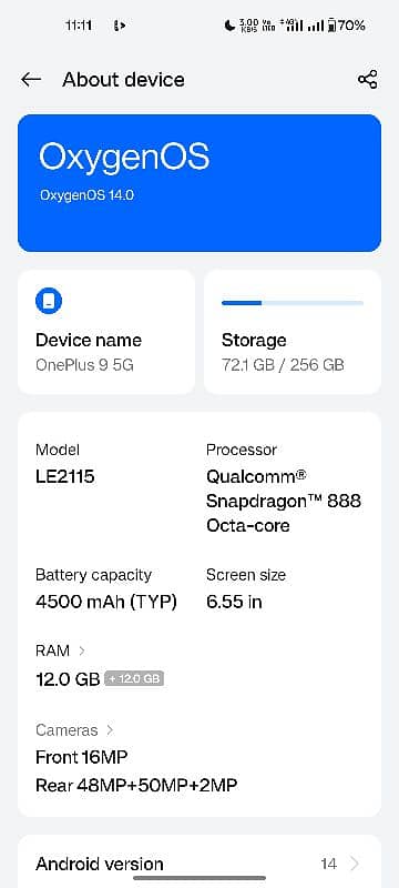 ONEPLUS 9 5G (12GB 256GB DUAL SIM) 1