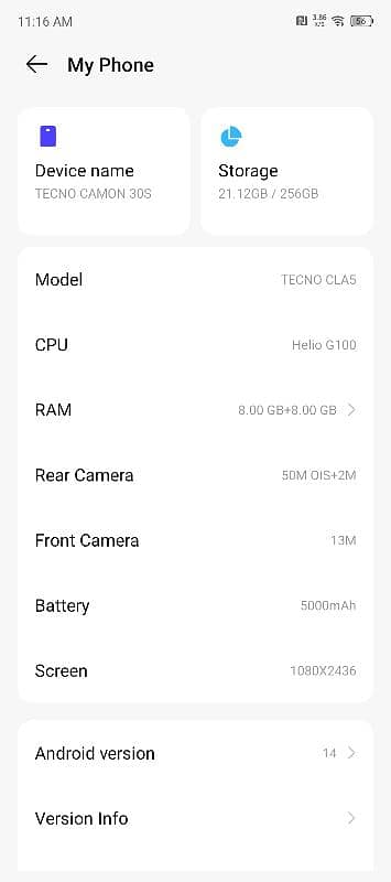 Tecno Camon 30S Brand new just box open 8