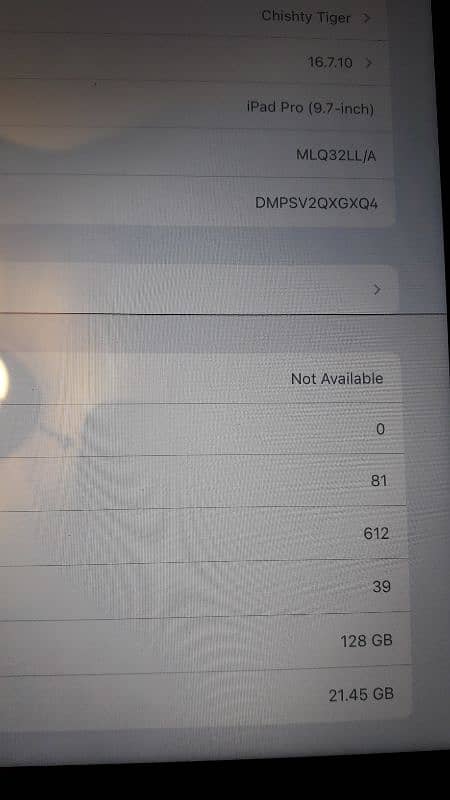 Apple Ipad Pro 1674 in 9.7 & 128 gb PTA Approved & Factory Unlocked 2