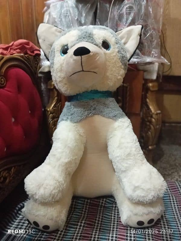 Stuffed  Toy Husky Dog Toys For Kids Boys and Girls and Adults- 5