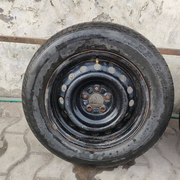 Alloy Rim With Tire  Toyota Corolla 1