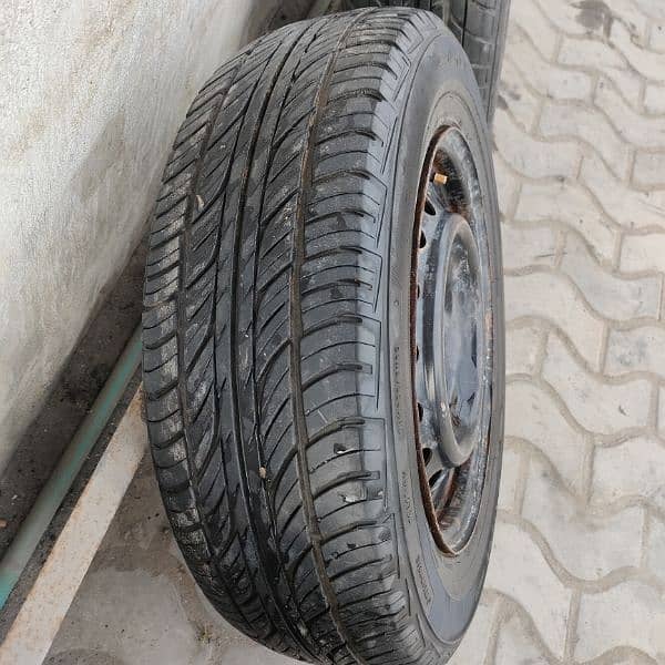 Alloy Rim With Tire  Toyota Corolla 8