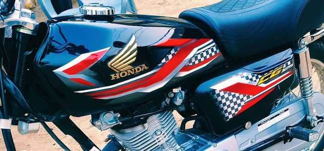 HONDA CG125 2024 All Punjab Number