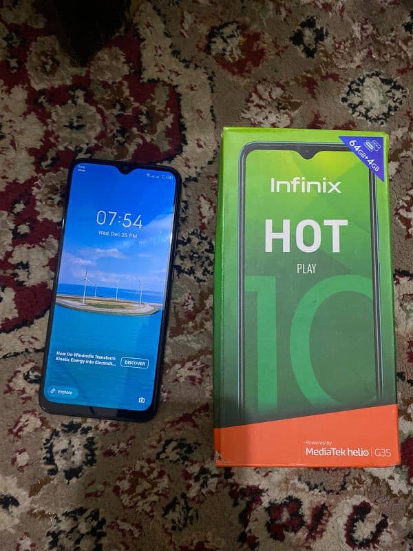 infinix hot 10 play 4gb ram 64gb memory 0