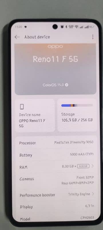 OPPO Reno 11f 5G  8/256 1