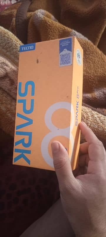 Tecno spark 8po box only 0