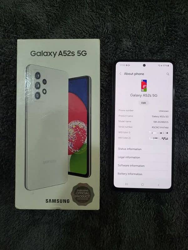 Samsung A52S 03290506093watsapp 1