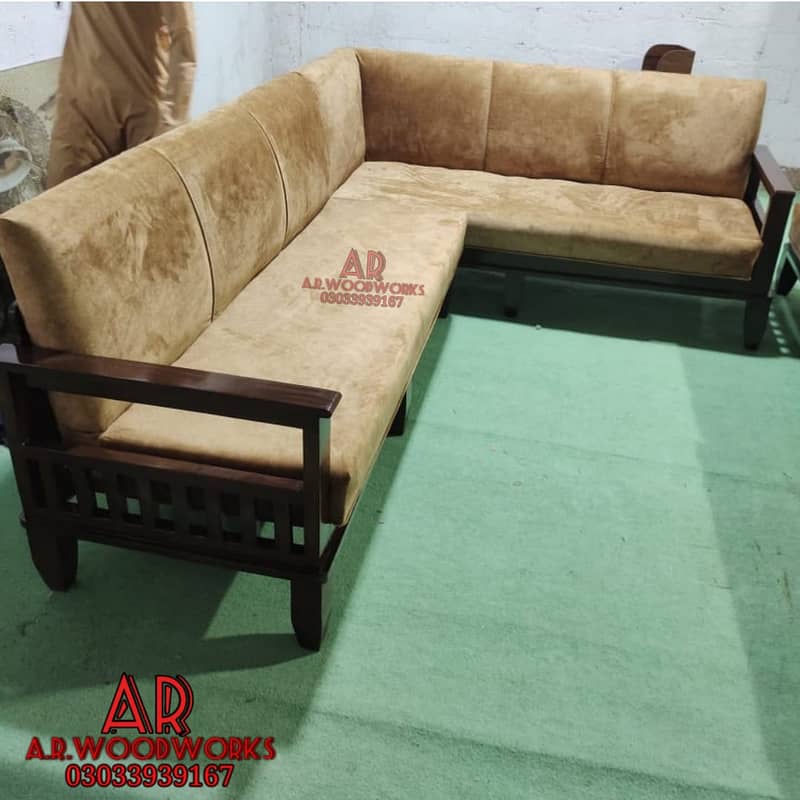 Sofa | 5 seater sofa set | 5 seater wooden sofa set | Wooden Sofa 1