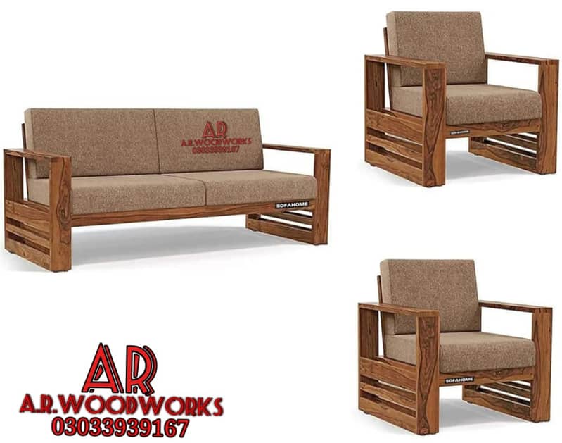 wooden Sofa | L shape sofa set | wooden sofa set | Cushion Sofa | Sofa 2