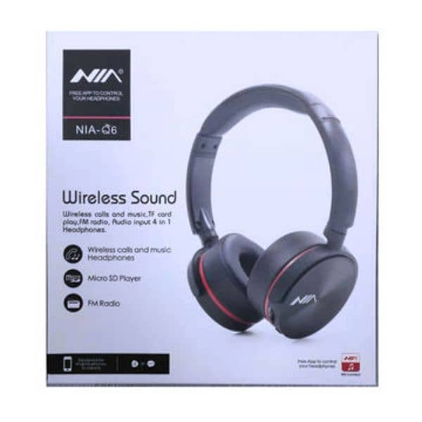 NIA Q6 BLUETOOTH WIRELESS HEADPHONE 2