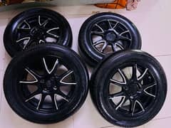 Original Yokohama 185/65 R15 (1.5 year warranty) with Alloy rims