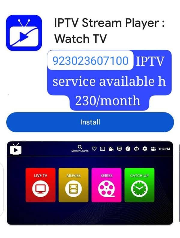 xtv, stream iptv  , fast IPTV servece  230 only month 0