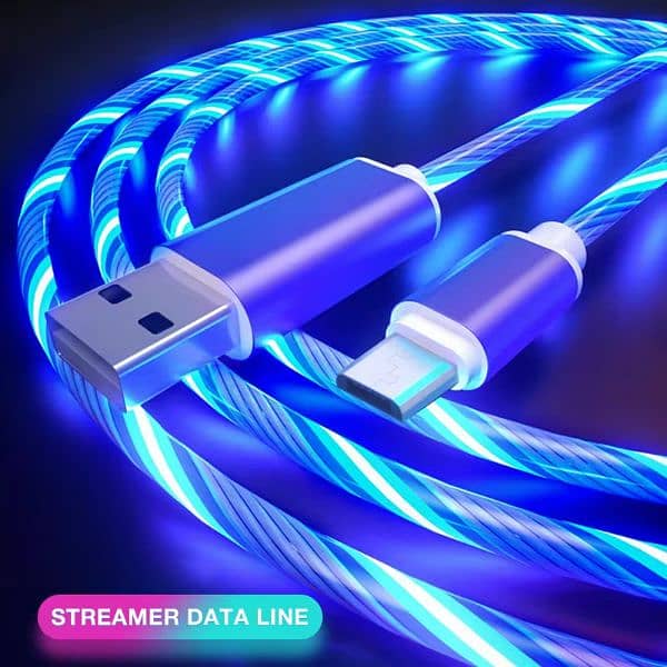 Glowing Cable Mobile Phone Charging Cables LED light 0